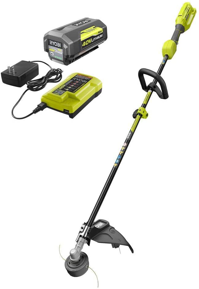 RYOBI 40-Volt Lithium-Ion Cordless Attachment Capable String Trimmer