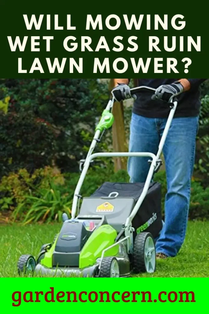 Will Mowing Wet Grass Ruin My Lawn Mower?